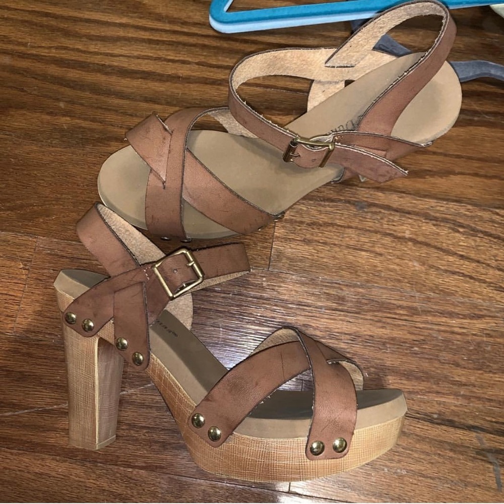 Brown heels